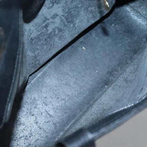 SALE! Vintage Gucci Leather Ophidia Black Tote Bag Medium Gold w/FREE Accessory - Picture 8 of 16